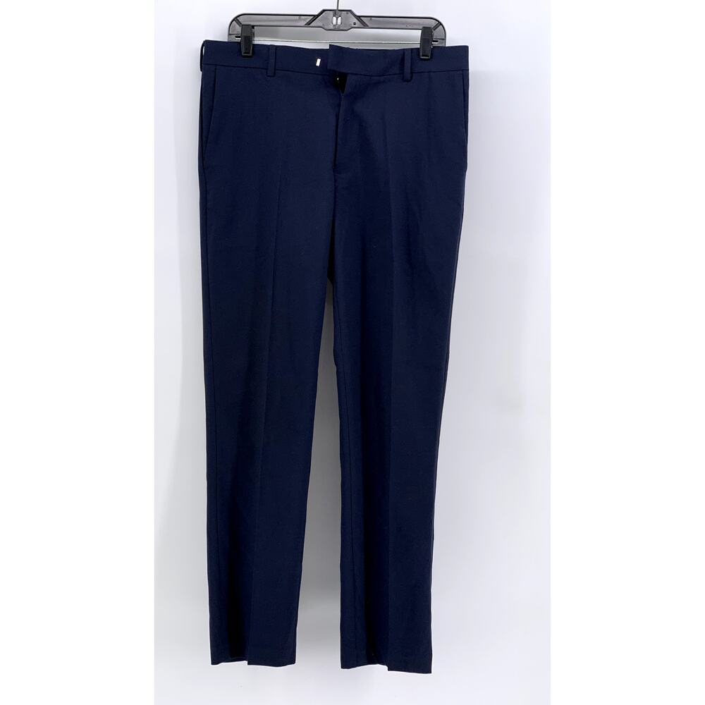 VAN HEUSEN Men's Navy Slim-Leg Flex Dress Pants SZ 32X32
